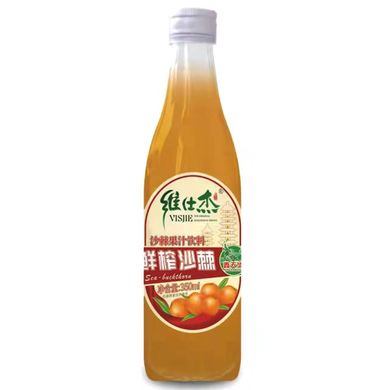 维仕杰鲜榨沙棘350ml